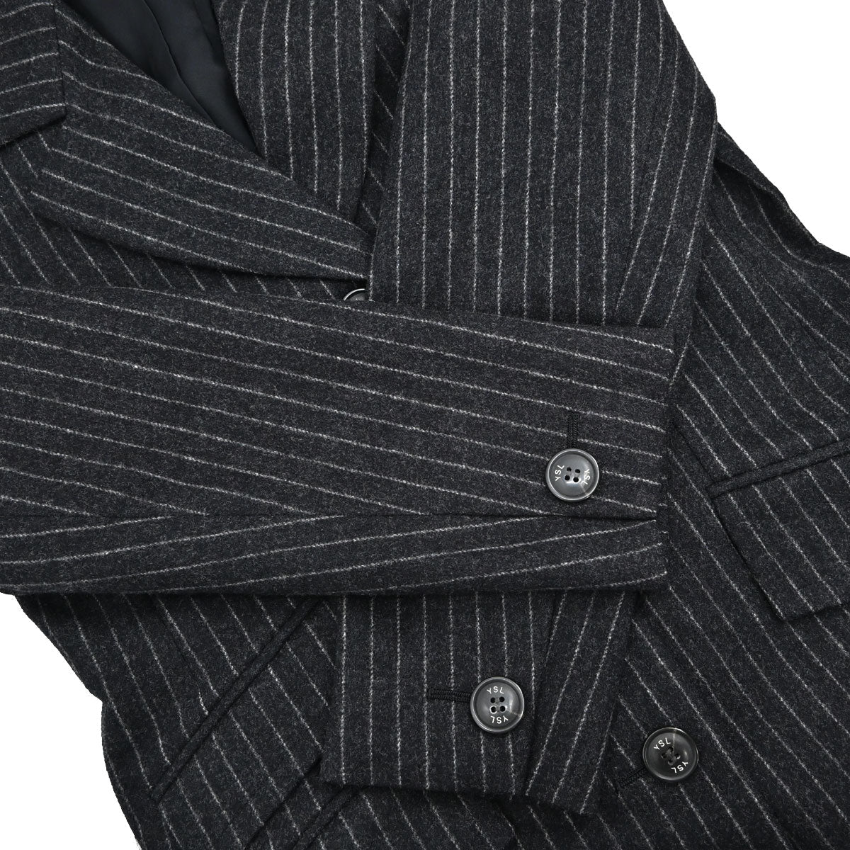 Yves Saint Laurent Setup Jacket Pants Gray #36
