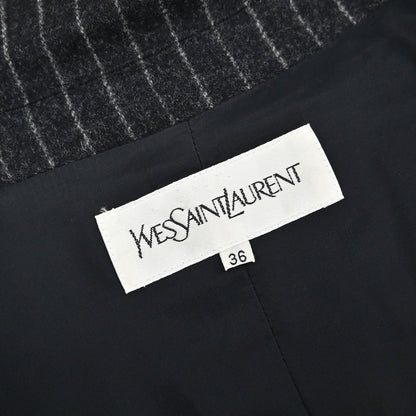 Yves Saint Laurent Setup Jacket Pants Gray #36