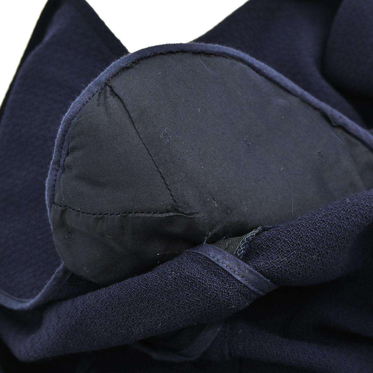 Chanel 1994 Collarless Coat Navy #40