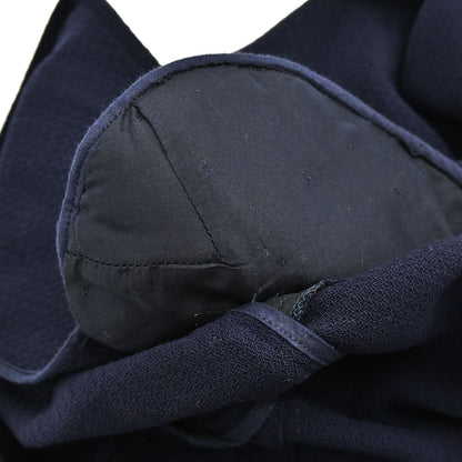 Chanel 1994 Collarless Coat Navy #40