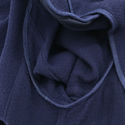 Chanel 1994 Collarless Coat Navy #40