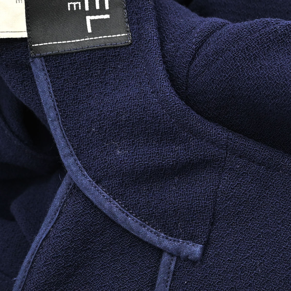 Chanel 1994 Collarless Coat Navy #40