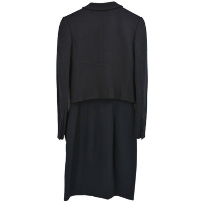Prada 2011 Setup Suit Jacket Dress Black #38