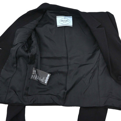 Prada 2011 Setup Suit Jacket Dress Black #38