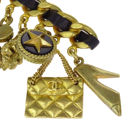 Chanel Icon Brooch Pin Bag Perfume Bottle Clover No5 Gold 94A