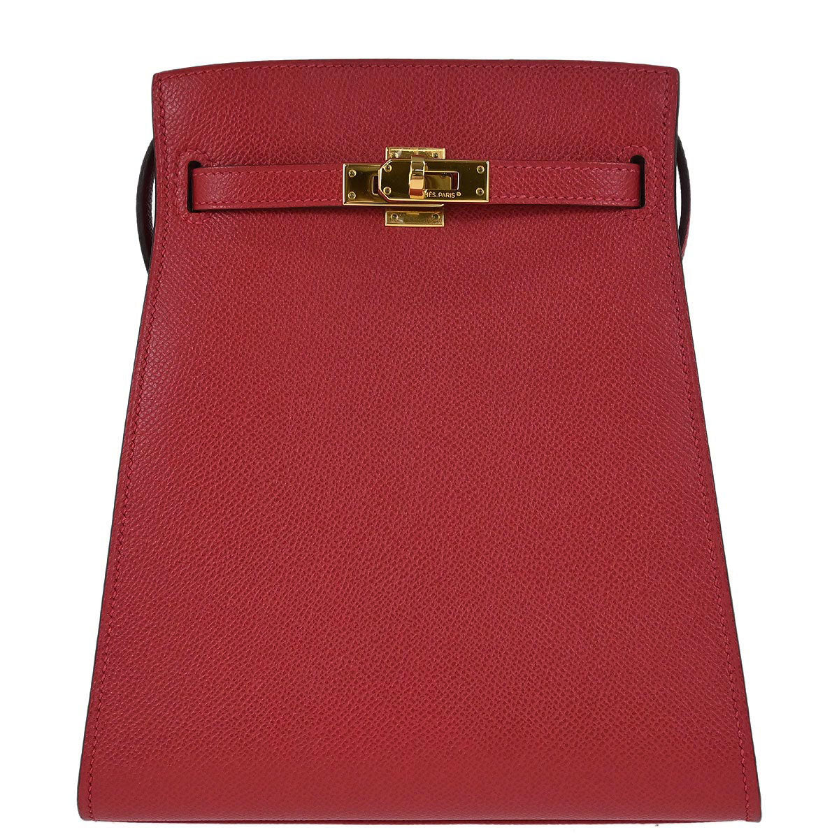 Hermes Rouge Vif Epsom Kelly Sport PM Shoulder Bag