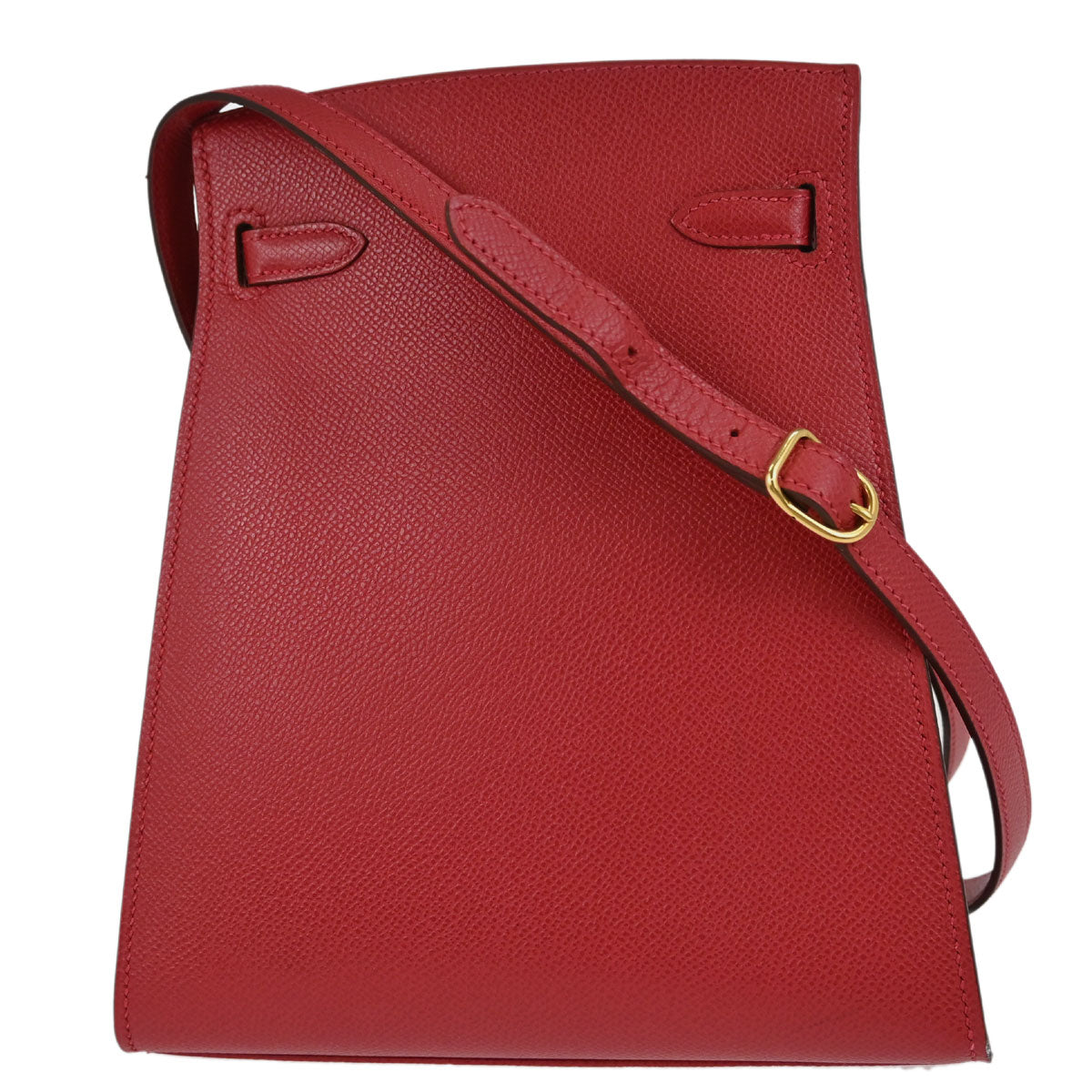 Hermes Rouge Vif Epsom Kelly Sport PM Shoulder Bag