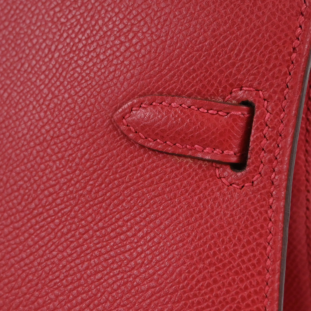 Hermes Rouge Vif Epsom Kelly Sport PM Shoulder Bag