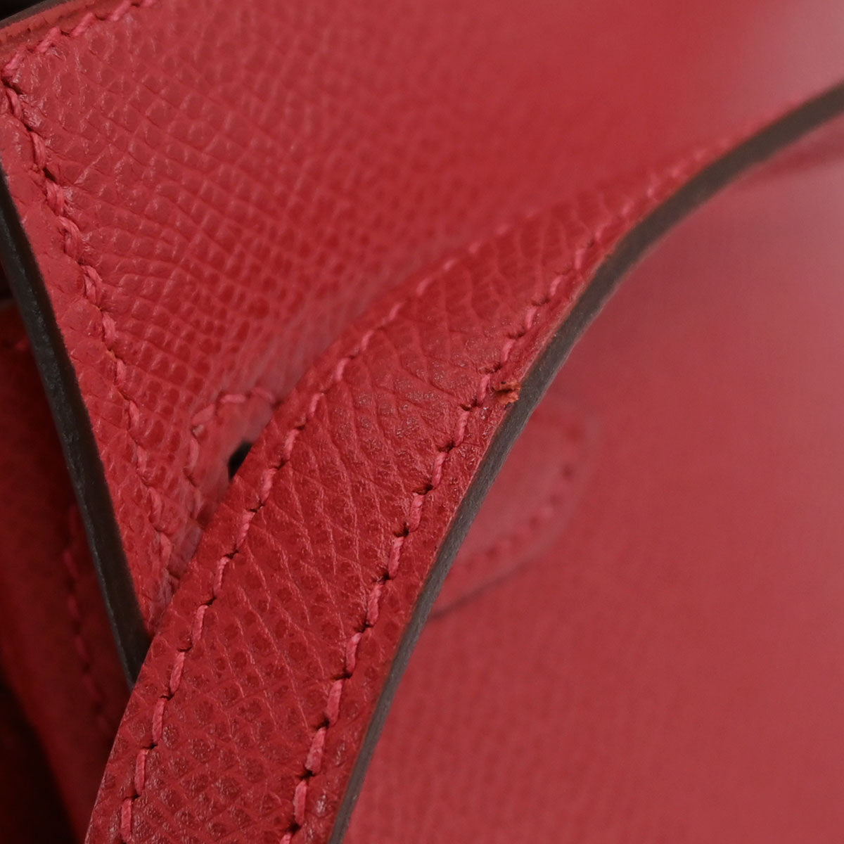 Hermes Rouge Vif Epsom Kelly Sport PM Shoulder Bag