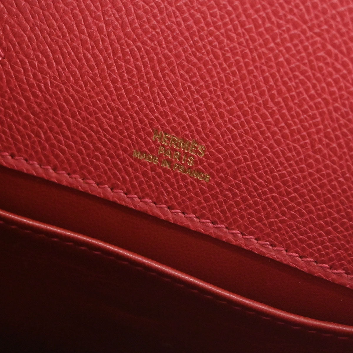 Hermes Rouge Vif Epsom Kelly Sport PM Shoulder Bag