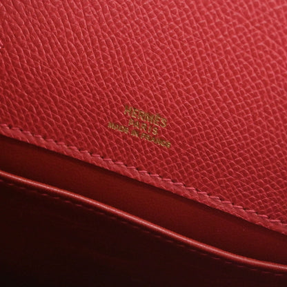 Hermes Rouge Vif Epsom Kelly Sport PM Shoulder Bag