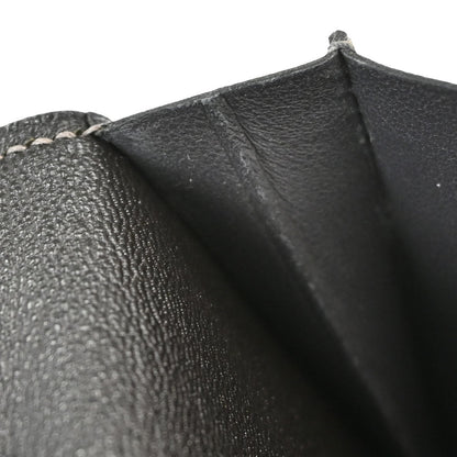 Hermes * Graphite Matt Alligator Bearn Soufre Long Wallet