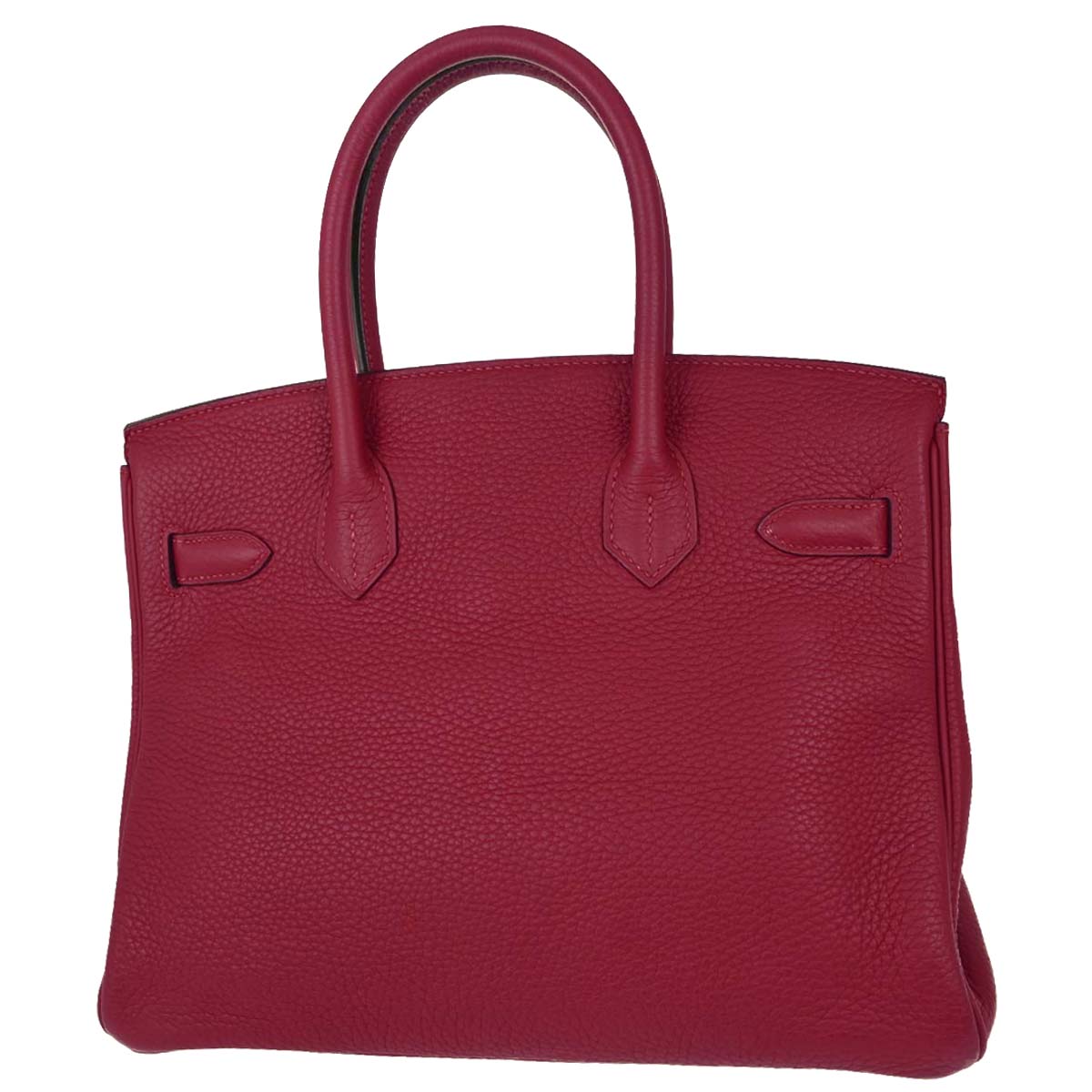 Hermes 2016 Rouge Grenade Taurillon Clemence Birkin 30 Handbag