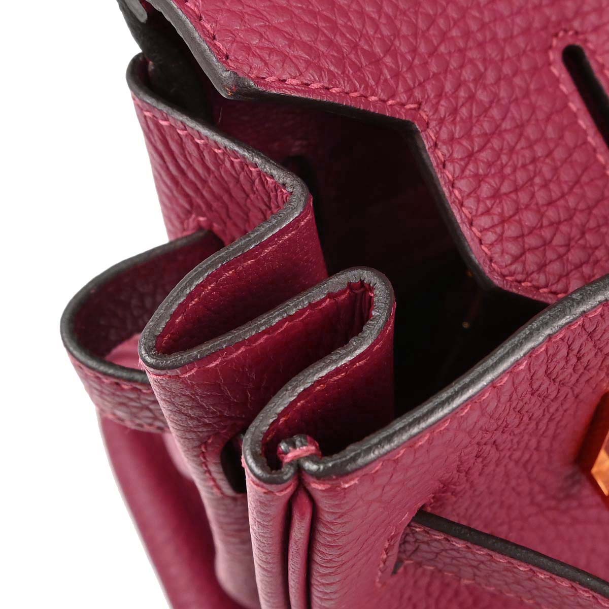 Hermes 2016 Rouge Grenade Taurillon Clemence Birkin 30 Handbag