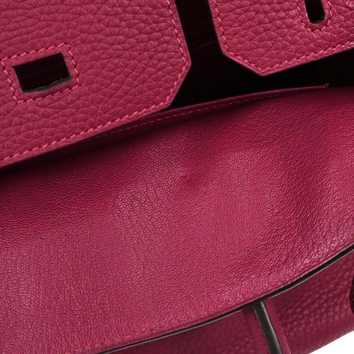 Hermes 2016 Rouge Grenade Taurillon Clemence Birkin 30 Handbag