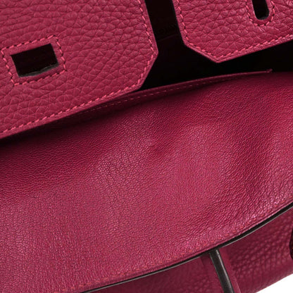 Hermes 2016 Rouge Grenade Taurillon Clemence Birkin 30 Handbag