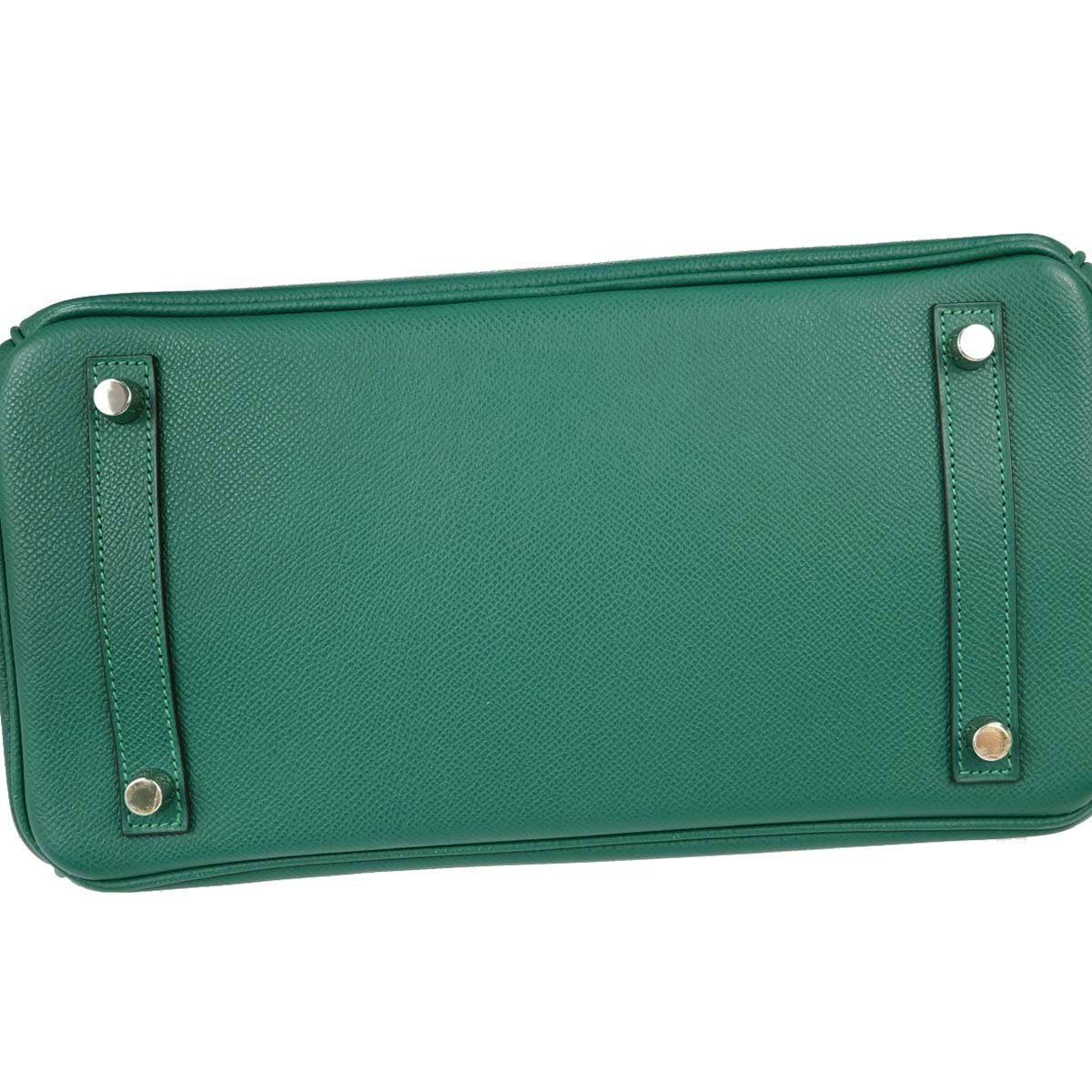 Hermes Malachite Epsom Birkin 30 Handbag