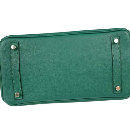 Hermes Malachite Epsom Birkin 30 Handbag