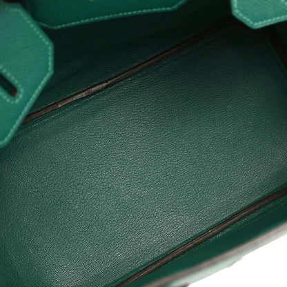 Hermes Malachite Epsom Birkin 30 Handbag