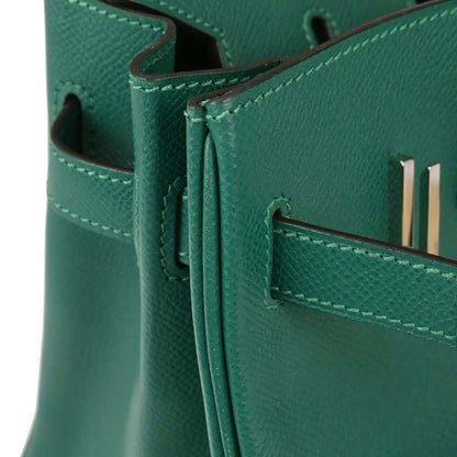 Hermes Malachite Epsom Birkin 30 Handbag