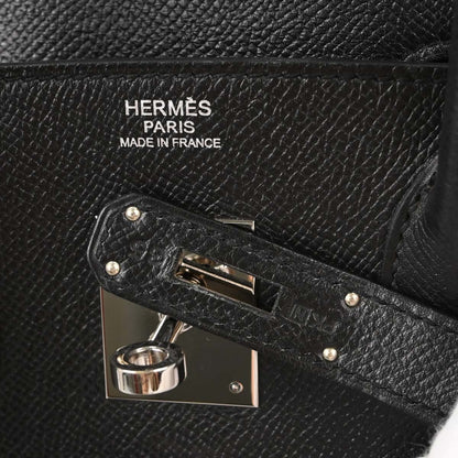 Hermes Black Epsom Birkin 30 Handbag