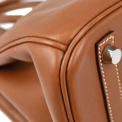Hermes Gold Swift Birkin 30 Handbag