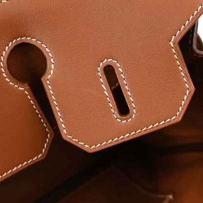Hermes Gold Swift Birkin 30 Handbag