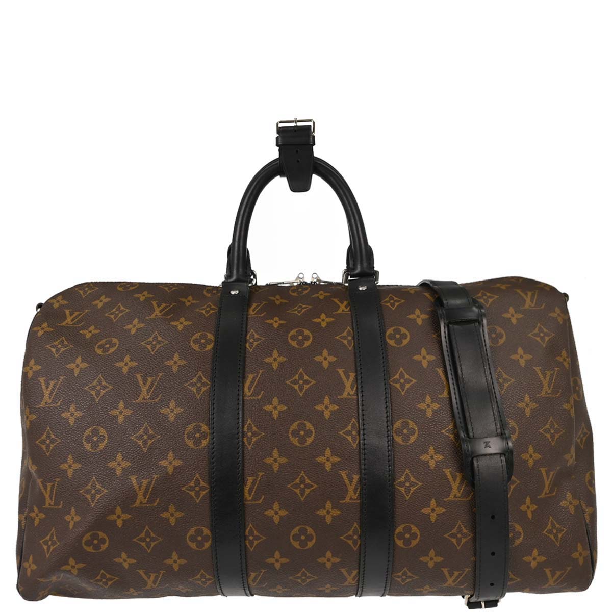 Louis Vuitton Monogram Macassar Keepall 45 Bandouliere M56711