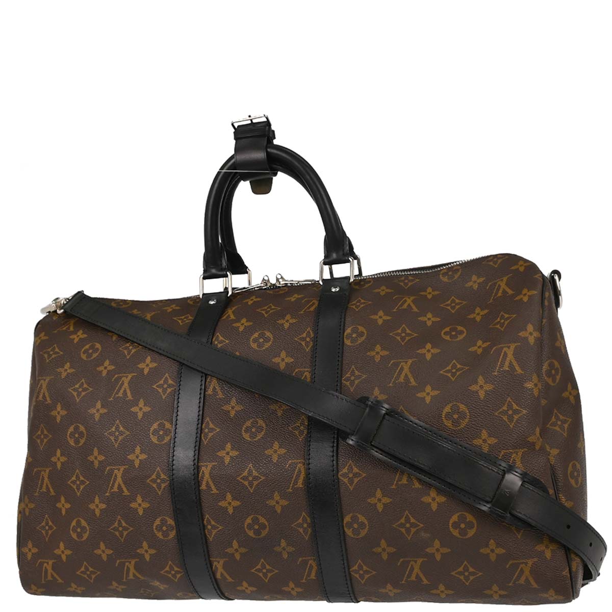 Louis Vuitton Monogram Macassar Keepall 45 Bandouliere M56711