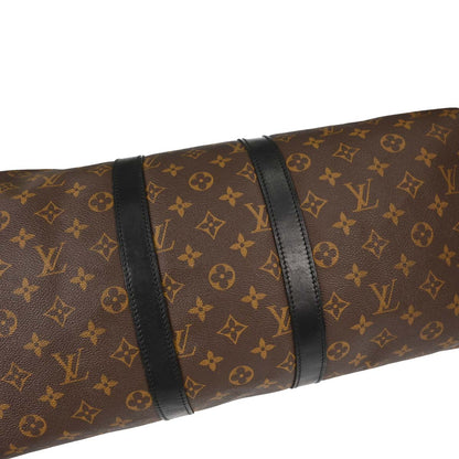 Louis Vuitton Monogram Macassar Keepall 45 Bandouliere M56711