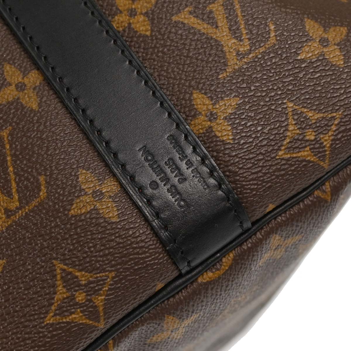 Louis Vuitton Monogram Macassar Keepall 45 Bandouliere M56711