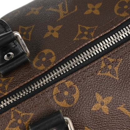 Louis Vuitton Monogram Macassar Keepall 45 Bandouliere M56711