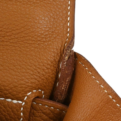 Hermes Gold Togo Kelly 32 Retourne 2way Shoulder Handbag