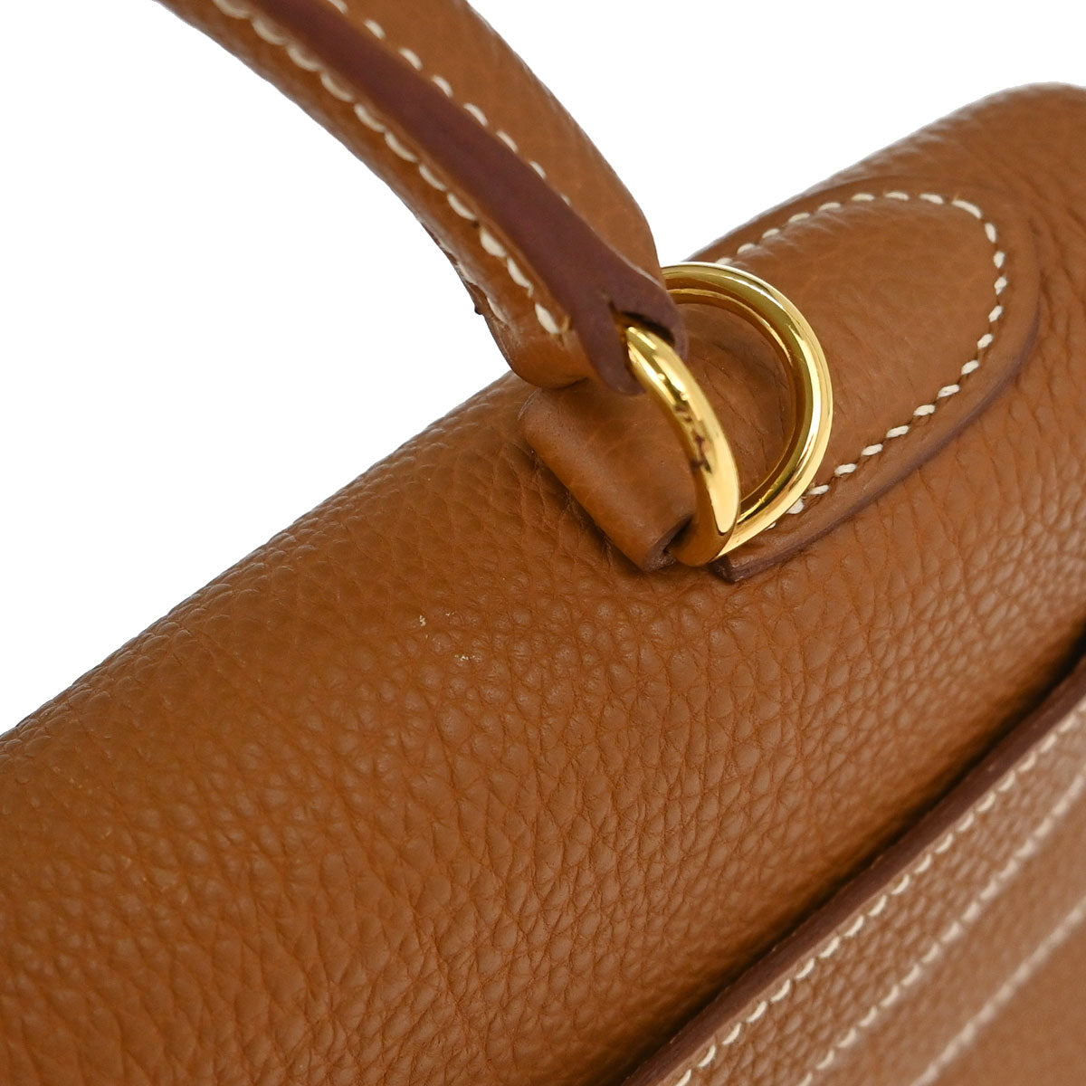 Hermes Gold Togo Kelly 32 Retourne 2way Shoulder Handbag