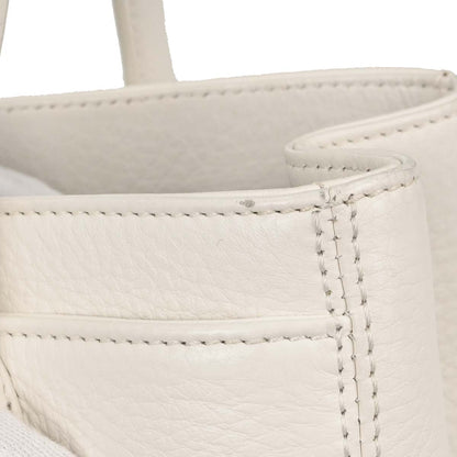 Chanel 2015-2016 White Deerskin Executive Cerf Tote Bag