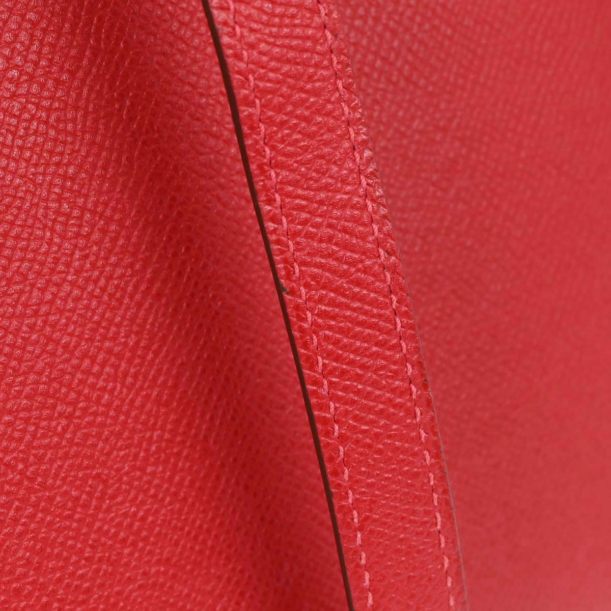 Hermes Rouge Casaque Epsom Kelly 28 Sellier 2way Shoulder Handbag