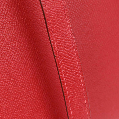 Hermes Rouge Casaque Epsom Kelly 28 Sellier 2way Shoulder Handbag