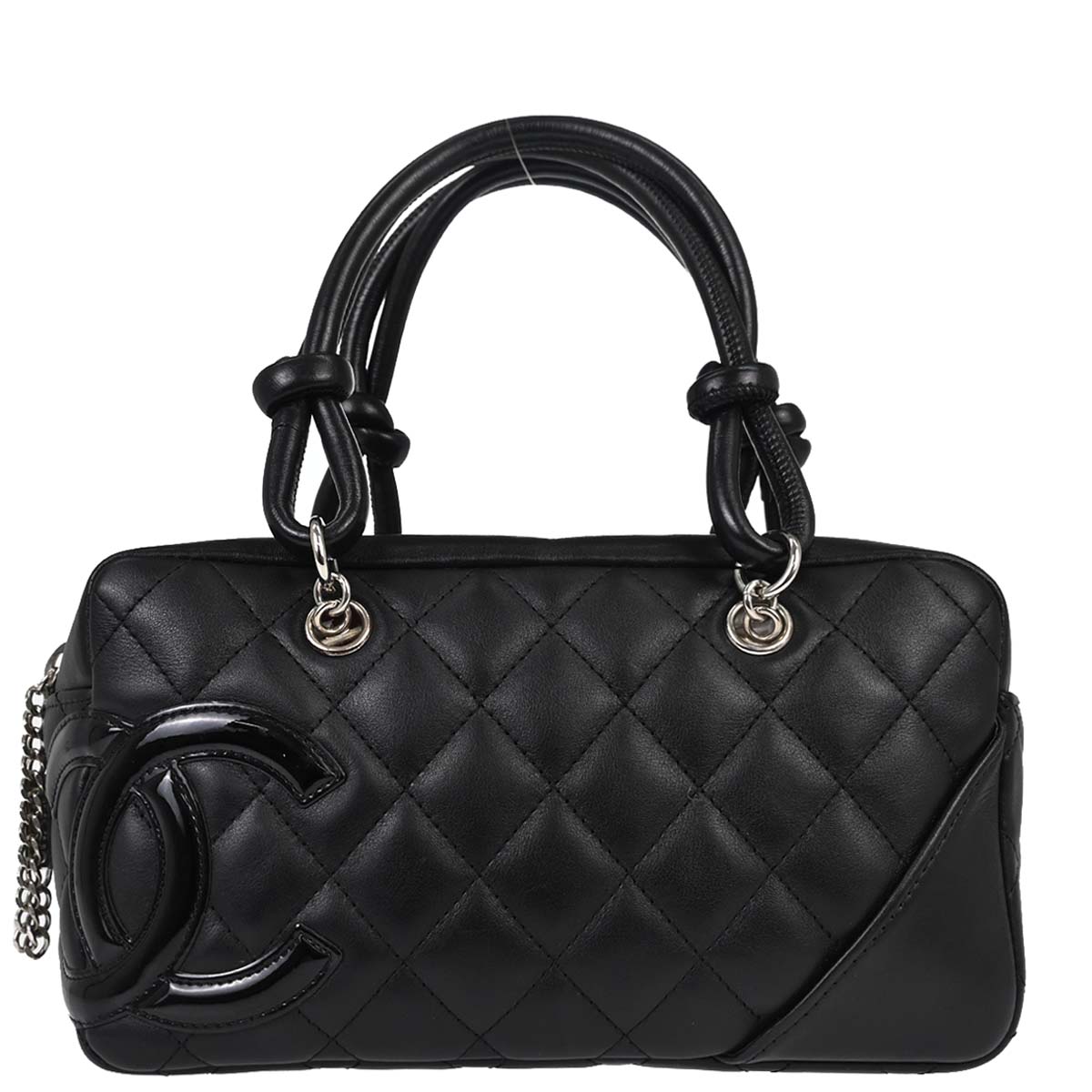 Chanel Black Calfskin Cambon Ligne Handbag