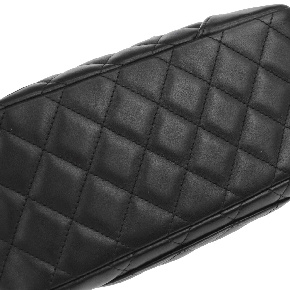 Chanel Black Calfskin Cambon Ligne Handbag