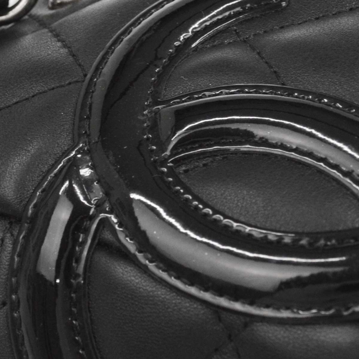 Chanel Black Calfskin Cambon Ligne Handbag