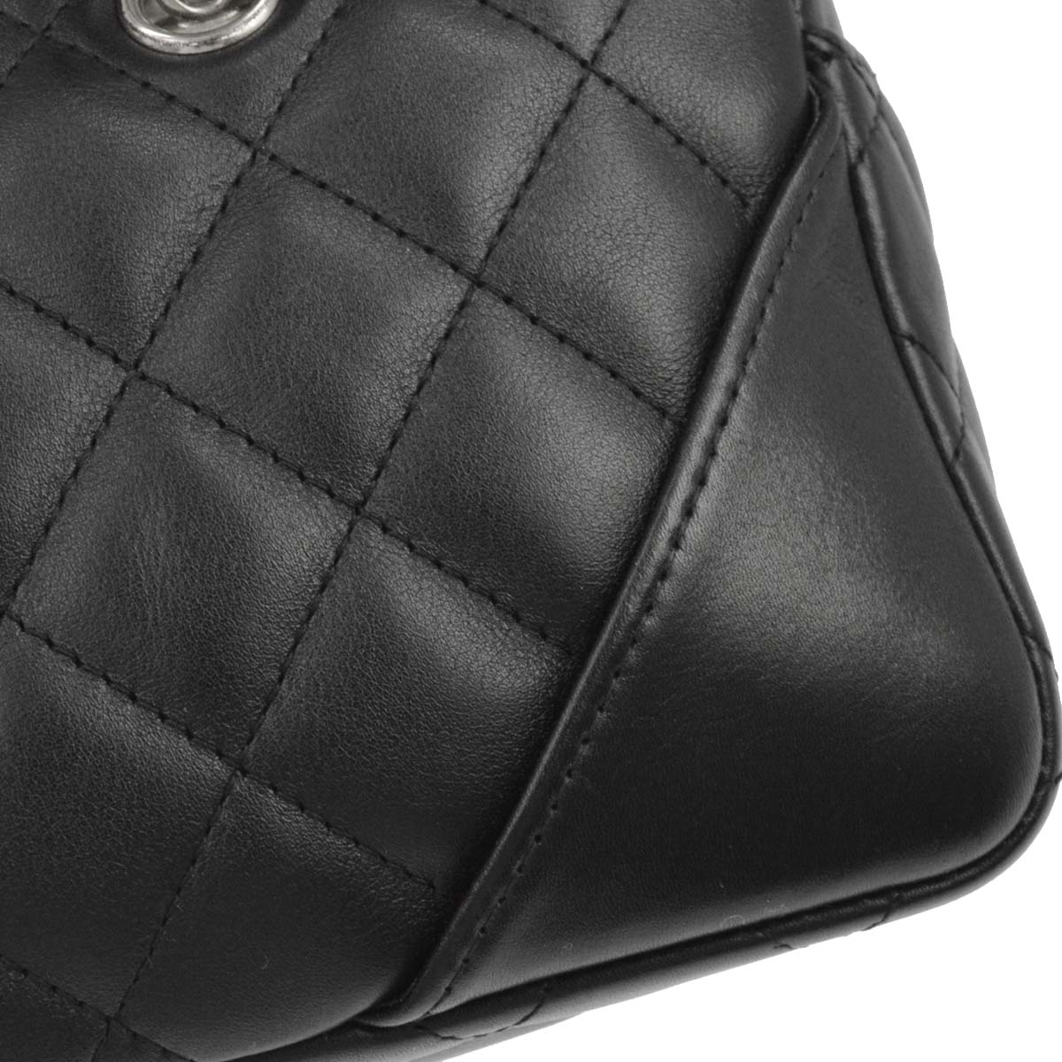 Chanel Black Calfskin Cambon Ligne Handbag