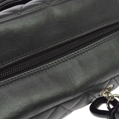 Chanel Black Calfskin Cambon Ligne Handbag