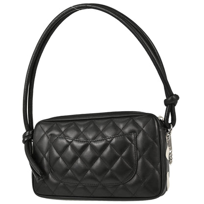 Chanel Black Calfskin Cambon Ligne Handbag