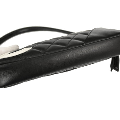 Chanel Black Calfskin Cambon Ligne Handbag