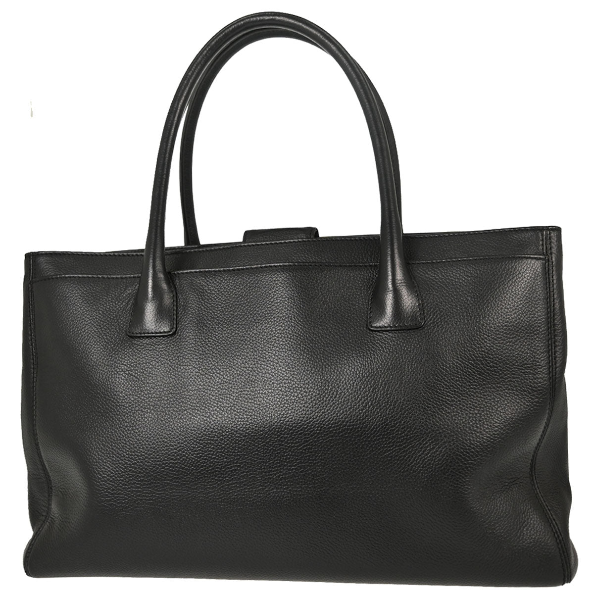 Chanel Black Calfskin Executive Cerf Tote Bag