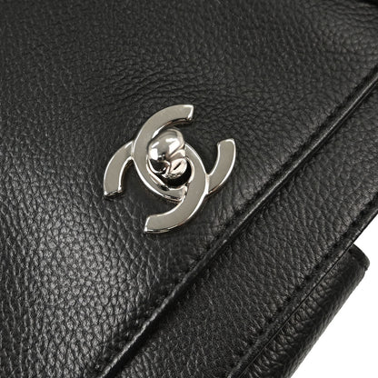 Chanel Black Calfskin Executive Cerf Tote Bag
