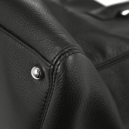 Chanel Black Calfskin Executive Cerf Tote Bag