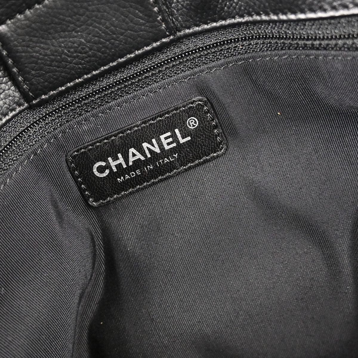 Chanel Black Calfskin Executive Cerf Tote Bag