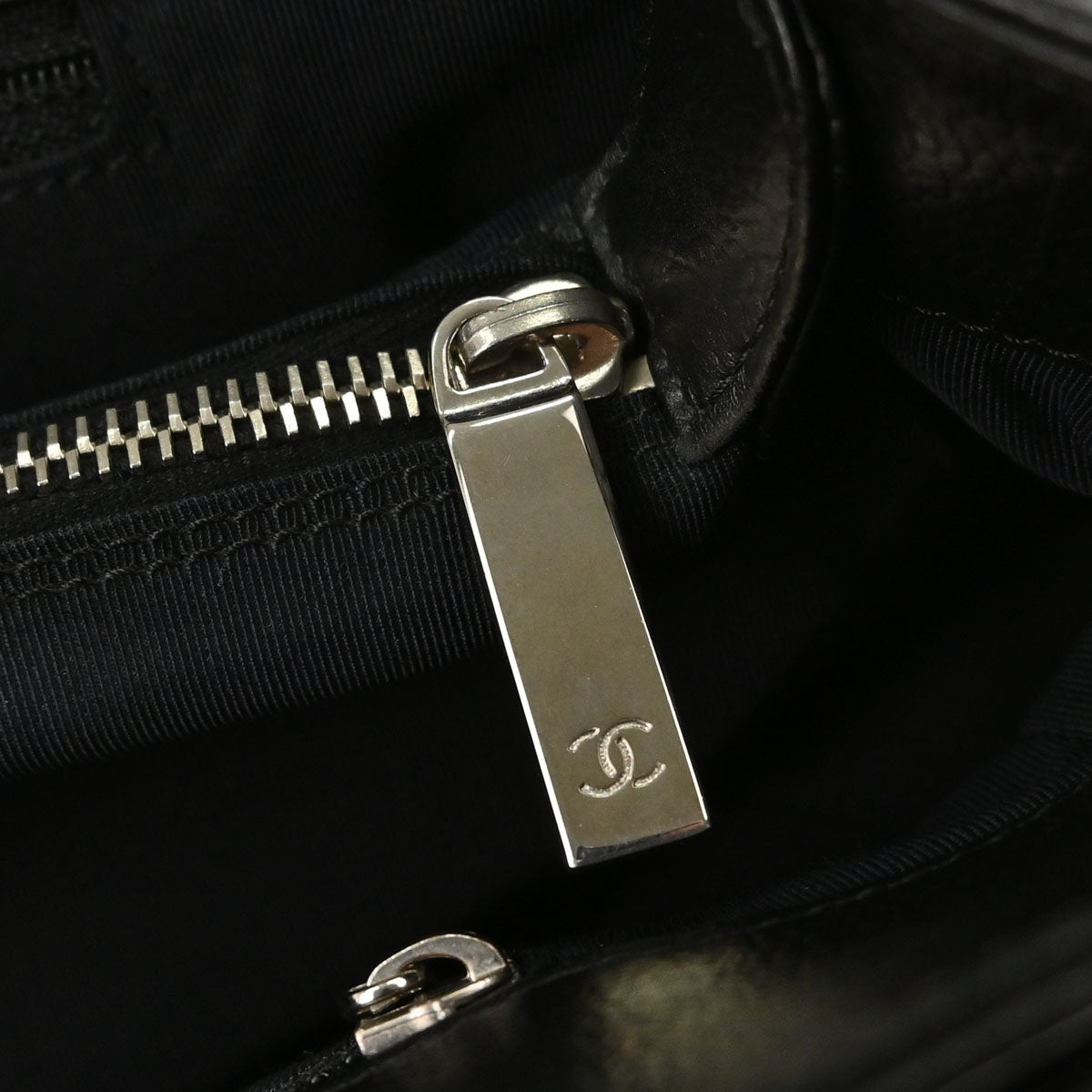Chanel Black Calfskin Executive Cerf Tote Bag