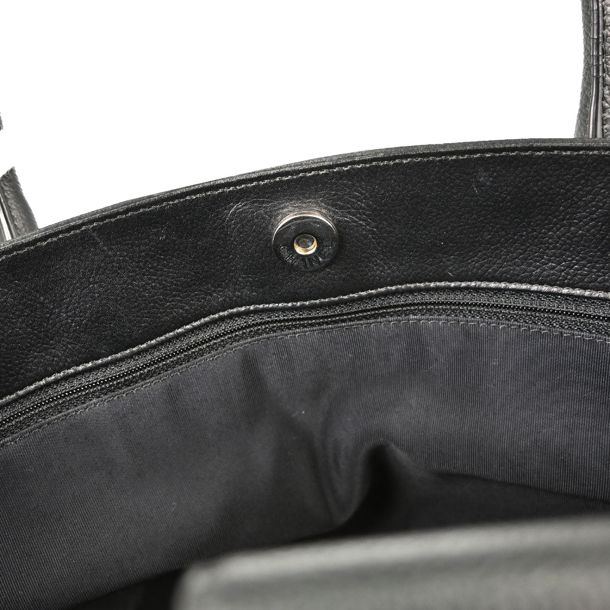 Chanel Black Calfskin Executive Cerf Tote Bag